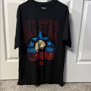 Black All Star Graphic T-Shirt